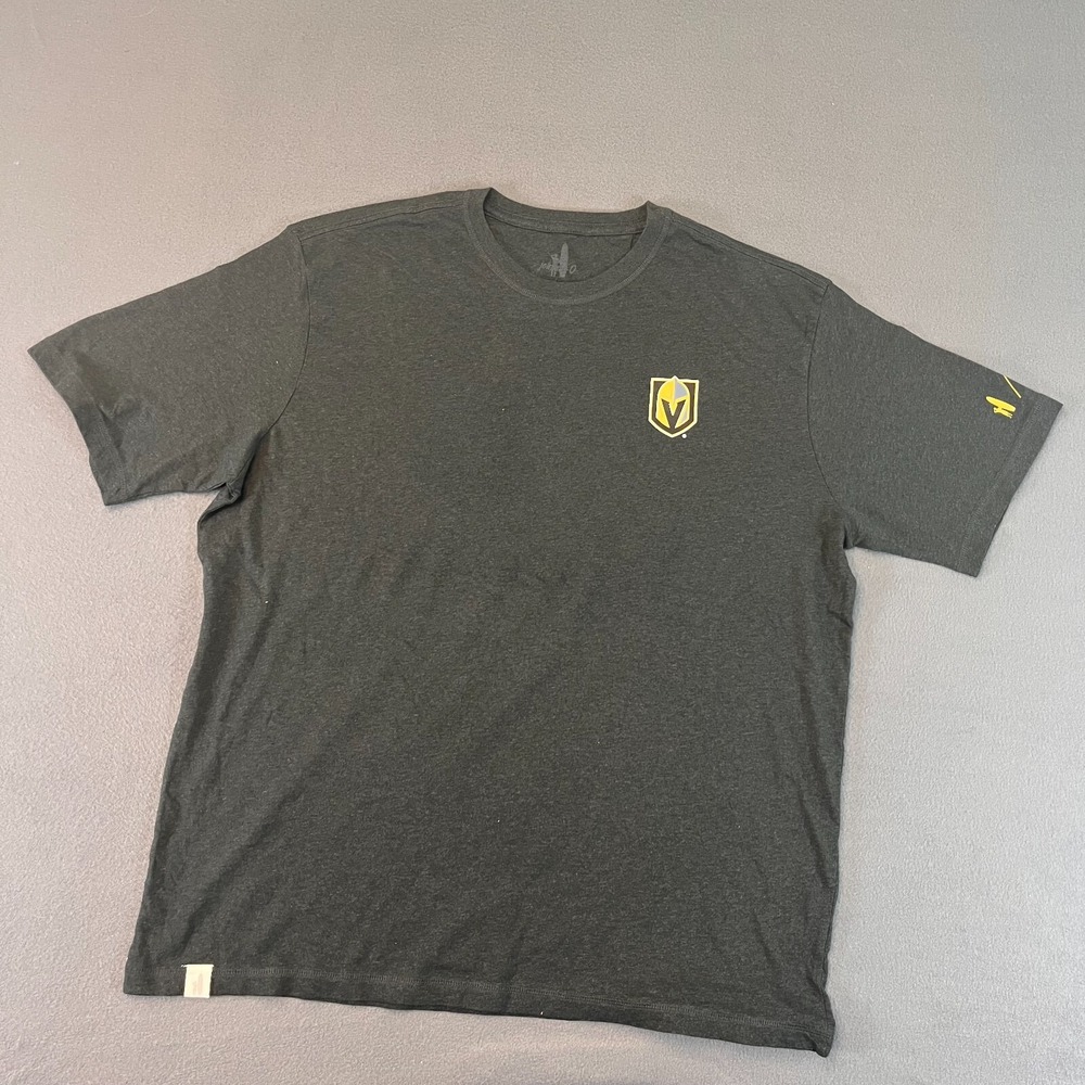 Vegas Golden Knights T-Shirt johnnie-O S/S‎ Blk Hockey Mens XL Graphic Shirt NHL